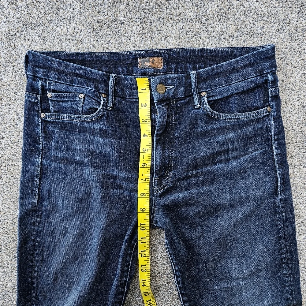 Mother High Waisted Looker Dark Wash Skinny Jeans Stretch Denim Womens Size 31